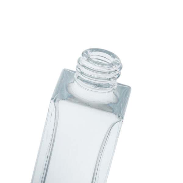 30ml 50ml 100ml SQUARE PERFUME GLASS BOTTLE WITH  SCREW ON PUMP - Image 3