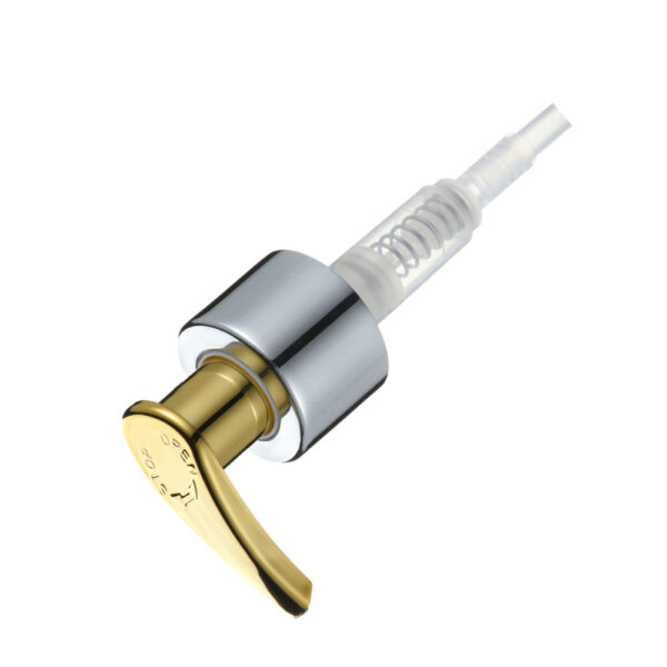 High Quality UV Shiny Golden Lotion Pump - Image 5