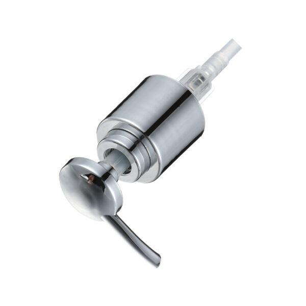 24/415 High Quality UV Shiny Silver Lotion Pump - Image 2