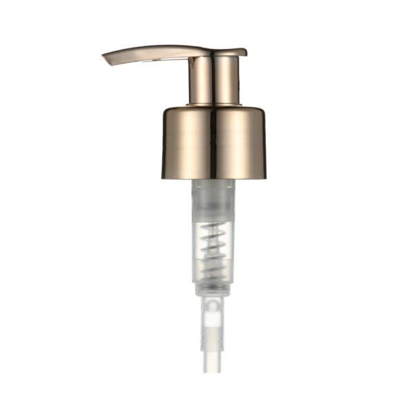 High Quality UV Shiny Golden Lotion Pump