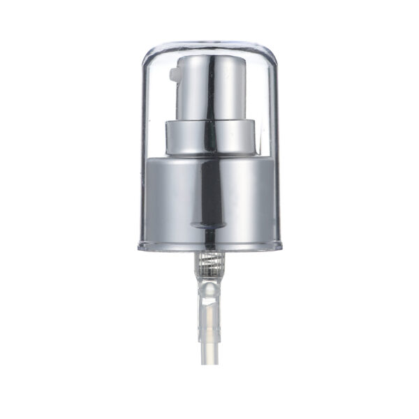 Hot Sale Cosmetic Aluminium Cream Pump With Cap