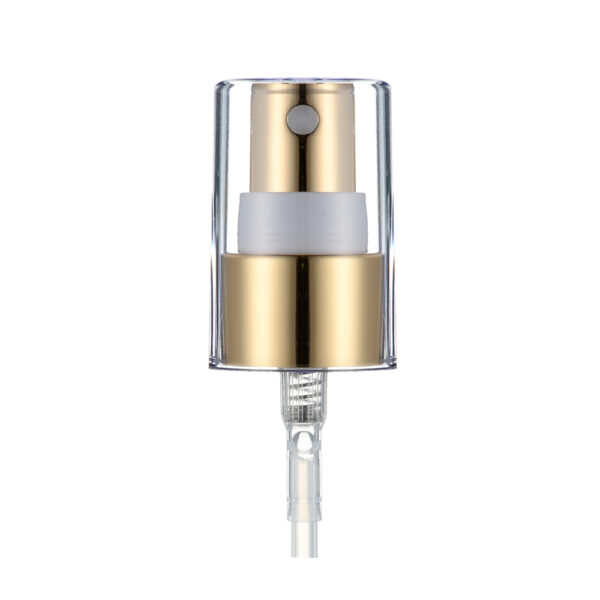 20410 Golden Silver Aluminium Liquid  Dispenser With Cap