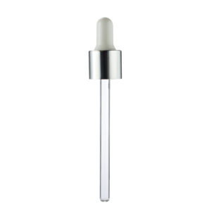 18mm 20mm 24mm Aluminium  Dropper  With Essential Glass Bottle