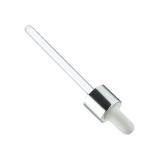 18mm 20mm 24mm Aluminium  Dropper  With Essential Glass Bottle