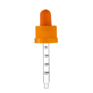 18TE Plastic Dropper For Glass Bottle