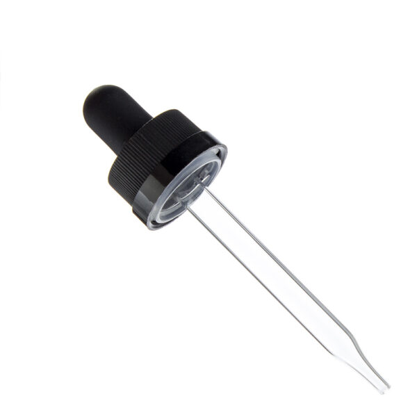 Hot Sale Different 18mm Glass Pipette Droppers for 10ml 15ml 30ml 50ml 60ml Amber Dropper Bottles - Image 5