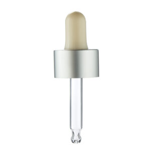 Matte Silver Shiny Silver 20mm Aluminum Press Button Dropper