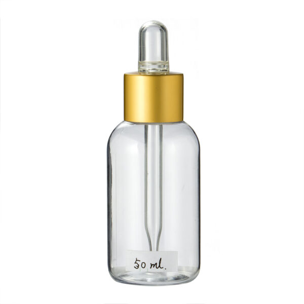 Aluminium Matte Golden  Glass Pipette Droppers for  Dropper Bottles - Image 2
