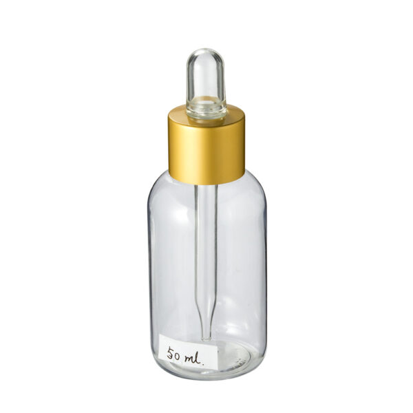 Aluminium Matte Golden  Glass Pipette Droppers for  Dropper Bottles - Image 3