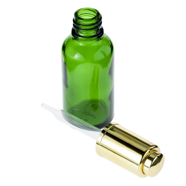 Aluminum Press Button Dropper For Glass Bottle - Image 2