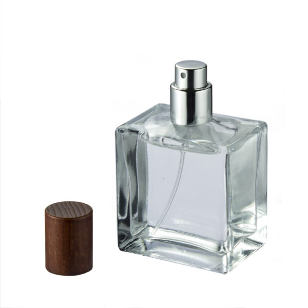 30ml 50ml  PERFUME GLASS BOTTLE WITH  PUMP AND CAP - Image 3