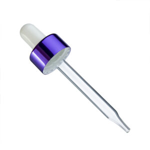 Aluminium 18mm  20mm 24mm Glass Pipette Droppers for  Dropper Bottles