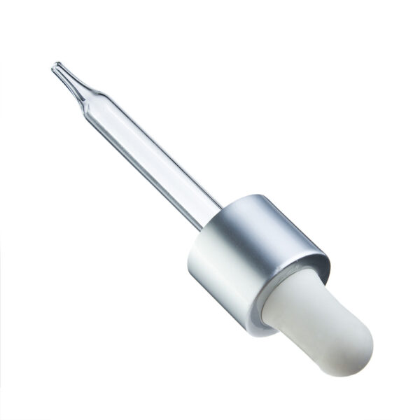 Hot Sale Aluminium 18mm  20mm 24mm Glass Pipette Droppers for Amber Dropper Bottles - Image 9