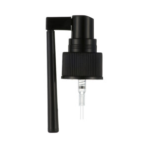 Plastic Black Throat Oral Sprayer Long Nozzle Mist Sprayer