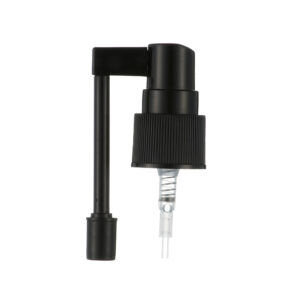 20mm 24mm Plastic Black Throat Oral Sprayer Long Nozzle Mist Sprayer